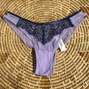 Adore Me Mesh Lace High Cut Cheeky Underwear